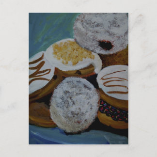 Ich träume von Donuts Postkarte