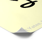 Ich träume von einem farbigen Schafplakat Poster (Ecke)