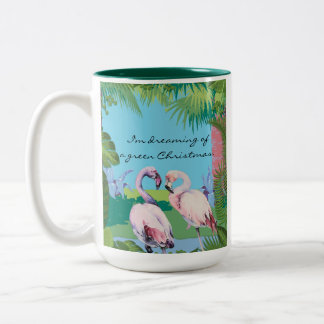 Ich träume von einem grünen Weihnachtsfest Persona Zweifarbige Tasse
