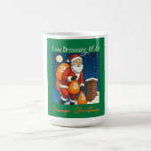 Ich träume von einem Orangen Weihnachts-Bitcoin-Li Kaffeetasse (Mittel)