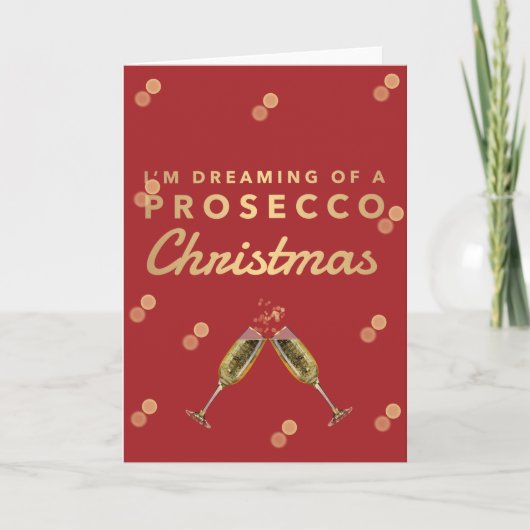 Ich träume von einem Prosecco Weihnachten (Vorderseite)