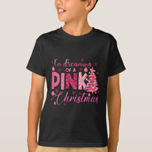 Ich träume von einem rosa Weihnachten Funny Pink C T-Shirt
