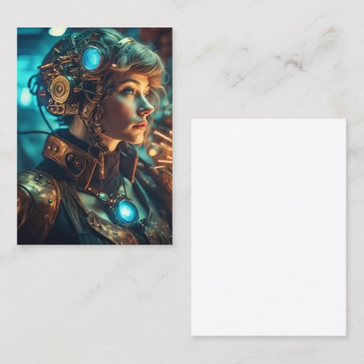 Ich träume von einem Superhelden, der stark und mä Visitenkarte (Vorne/Hinten)