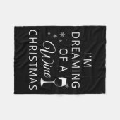 Ich träume von einem Weihnachtsfest Fleecedecke (Vorderseite (Horizontal))