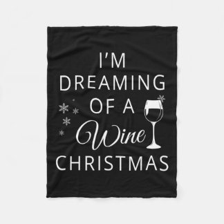 Ich träume von einem Weihnachtsfest Fleecedecke