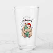 Ich träume von einem Weihnachtsfest Glas (Rückseite)