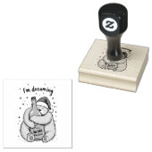 Ich träume von einem Weihnachtsfest Gummistempel (Stempel)