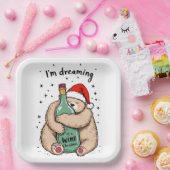 Ich träume von einem Weihnachtsfest Pappteller (Party)