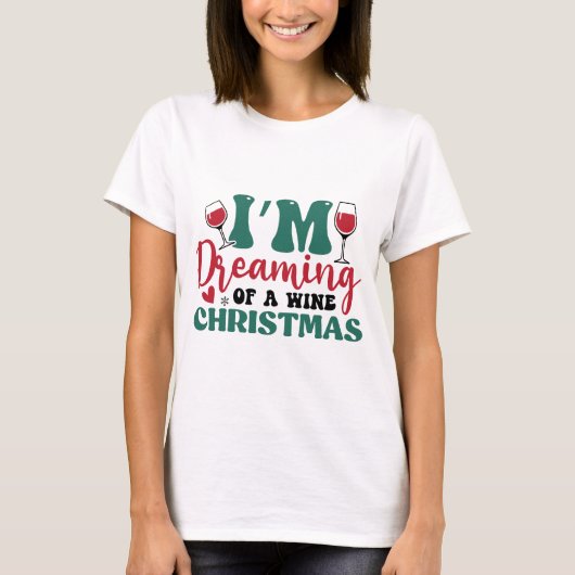 Ich träume von einem Weihnachtsfest T-Shirt (Vorderseite)