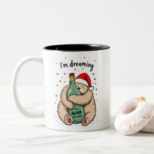 Ich träume von einem Weihnachtsfest Zweifarbige Tasse