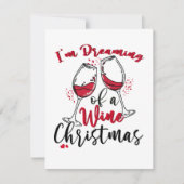 Ich träume von einem Weinfest Einladung (Vorderseite)