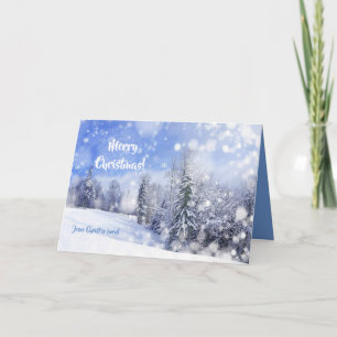 Ich träume von einem weißen Weihnachten Karte