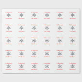 Ich träume von einem weißen Weihnachtsfest - Schne Geschenkpapier (Flach)