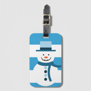 Ich träume von einem weißen Winterschneemann Gepäckanhänger