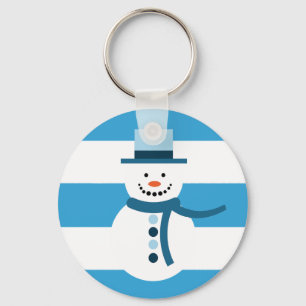 Ich träume von einem weißen Winterschneemann Schlüsselanhänger