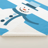 Ich träume von einem weißen Winterschneemann Sherpadecke (3/4)