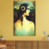 Ich träume von einer Lady Leinwanddruck (Insitu (Wohnzimmer))