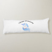 Ich träume von Einhörnchenkissen Seitenschläferkissen (Rückseite)