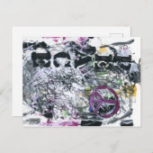 Ich träume von Frieden Postkarte (Vorne/Hinten)