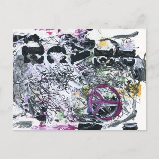 Ich träume von Frieden Postkarte (Vorderseite)