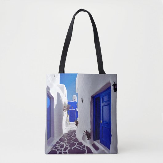 Ich träume von Mykonos Tasche (Vorderseite)