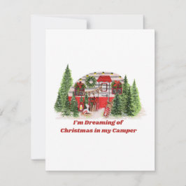 Ich träume von Weihnachten in meinem Camper auf ei