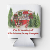 Ich träume von Weihnachten in meinem Camper auf ei Dosenkühler (Rückseite)