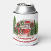 Ich träume von Weihnachten in meinem Camper auf ei Dosenkühler (Kanne Rückseite)