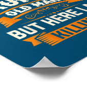 Ich träumte nie, dass ich ein gruseliger alter Man Poster (Ecke)