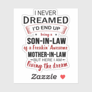 Ich träumte nie davon, Schwiegersohn Freakin' Phan Aufkleber