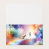 Ich treffe dich an der Regenbogenbrücke (Innenseite Aufgefaltet)
