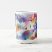 Ich treffe dich auf der Rainbow Bridge Kaffeetasse (Mittel)