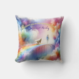 Ich treffe dich auf der Rainbow Bridge Kissen
