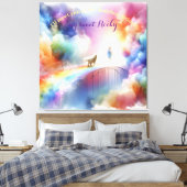 Ich treffe dich auf der Rainbow Bridge Leinwanddruck (Insitu (Schlafzimmer))