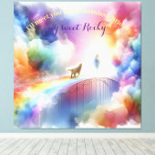 Ich treffe dich auf der Rainbow Bridge Leinwanddruck (Insitu (Holzboden))