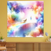 Ich treffe dich auf der Rainbow Bridge Leinwanddruck (Insitu (Wohnzimmer))