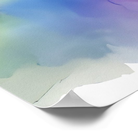 Ich treffe dich auf der Rainbow Bridge Poster (Ecke)