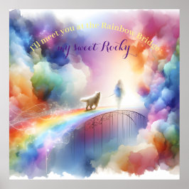 Ich treffe dich auf der Rainbow Bridge Poster