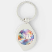 Ich treffe dich auf der Rainbow Bridge Schlüsselanhänger (Vorderseite)