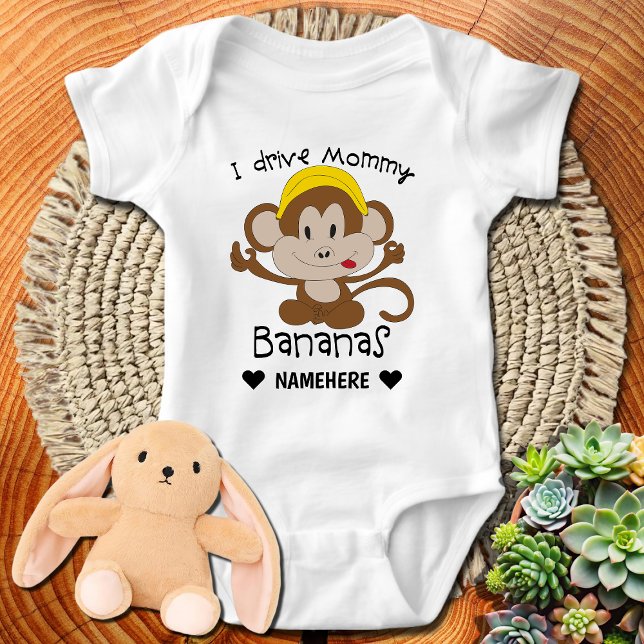 Ich treibe Mommy Bananas Baby Strampler (Von Creator hochgeladen)
