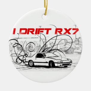 Ich treibe RX7 Keramik Ornament