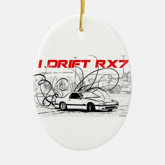 Ich treibe RX7 Keramik Ornament (Vorne)