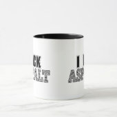 Ich trete Asphalt Tasse (Zentrum)
