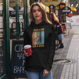 Ich trete ein Spiel wie ein Boss - Videospiel Hoodie