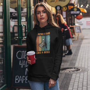 Ich trete ein Spiel wie ein Boss - Videospiel Hoodie