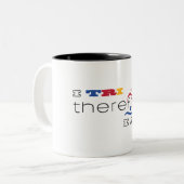 Ich Tri daher bin ich cool Triathlon Zweifarbige Tasse (Vorderseite Links)