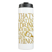 Ich trinke Bourbon und ich weiß, was komisches Tri