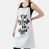 Ich trinke darauf schürze (InSitu)