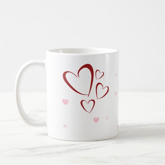 Ich trinke das mit großem Stolz und vorurteilender Kaffeetasse (Links)