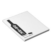 Ich trinke diese Weinliebhaber Notizblock (angewinkelt)